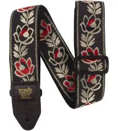 ERNIE BALL - SANGLE JACQUARD NOBLE ROSE