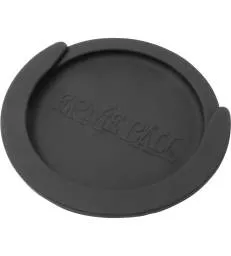 ERNIE BALL - BOUCHON DE ROSACE EN CAOUTCHOUC NOIR DIAMETRE 8,5 CM
