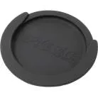 ERNIE BALL - BOUCHON DE ROSACE EN CAOUTCHOUC NOIR DIAMETRE 8,5 CM