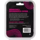 ERNIE BALL - BOUCHON DE ROSACE EN CAOUTCHOUC NOIR DIAMETRE 8,5 CM