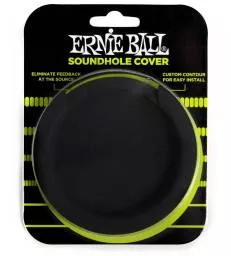 ERNIE BALL - BOUCHON DE ROSACE EN CAOUTCHOUC NOIR