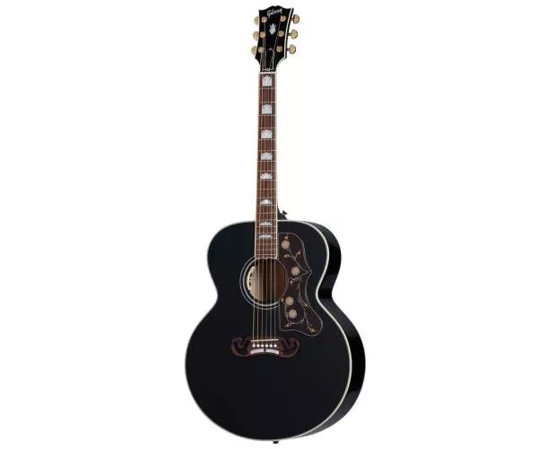 GIBSON - SJ-200 STANDARD, EBONY, EXCLUSIVE GIBSON - SJ-200 STANDARD, EBONY, EXCLUSIVE