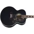 GIBSON - SJ-200 STANDARD, EBONY, EXCLUSIVE