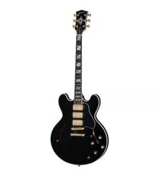 GIBSON - ES SUPREME, EBONY, 3-PICKUP, EXCLUSIVE