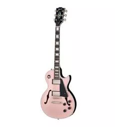 GIBSON - CUSTOM LES PAUL CUSTOM WITH F-HOLES, LIGHT AGED, CHAMPAGNE SPARKLE