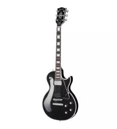 GIBSON - CUSTOM LES PAUL CUSTOM, ANDROMEDA BLACK, CHROME HARDWARE