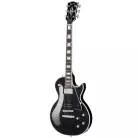 GIBSON - CUSTOM LES PAUL CUSTOM, ANDROMEDA BLACK, CHROME HARDWARE