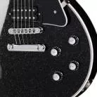 GIBSON - CUSTOM LES PAUL CUSTOM, ANDROMEDA BLACK, CHROME HARDWARE