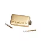 GIBSON - CUSTOMBUCKER MATCHED SET, DOUBLE BLACK, TRUE HISTORIC GOLD COVERS, 2-CONDUCTOR, UNPOTTED, 8K, ALNICO 3