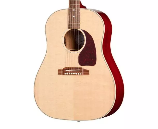 GIBSON - J-45 STANDARD, NATURAL TOP CHERRY BACK AND SIDES GIBSON - J-45 STANDARD, NATURAL TOP CHERRY BACK AND SIDES