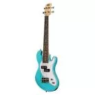 KALA - UBASS-SB-BL-FS SOLID BODY U-BASS 4 CORDES LIVRE AVEC HOUSSE - SURF BLUE