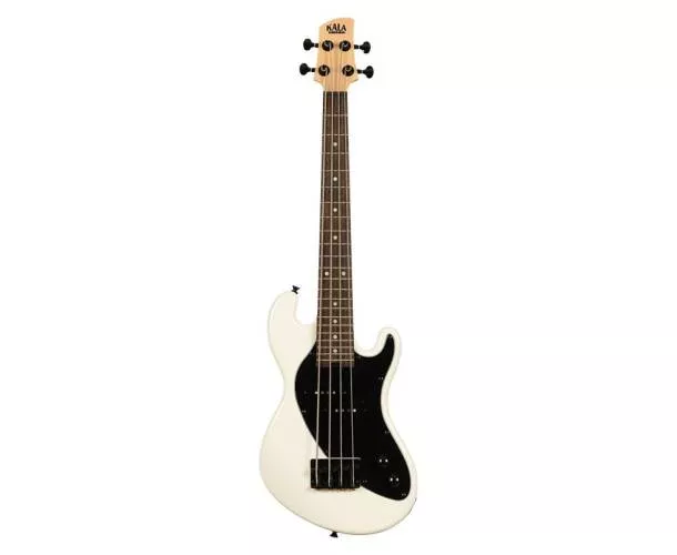 KALA - UBASS-SB-CR-FS SOLID BODY U-BASS 4 CORDES LIVRE AVEC HOUSSE - CREAM KALA - UBASS-SB-CR-FS SOLID BODY U-BASS 4 CORDES LIVRE AVEC HOUSSE - CREAM