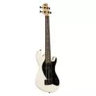 KALA - UBASS-SB-CR-FS SOLID BODY U-BASS 4 CORDES LIVRE AVEC HOUSSE - CREAM