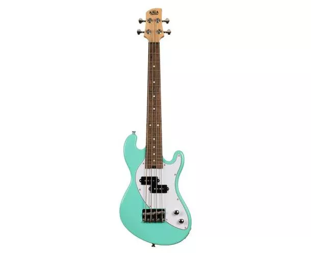KALA - UBASS-SB-GN-FS SOLID BODY U-BASS 4 CORDES LIVRE AVEC HOUSSE - SURF GREEN KALA - UBASS-SB-GN-FS SOLID BODY U-BASS 4 CORDES LIVRE AVEC HOUSSE - SURF GREEN
