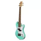 KALA - UBASS-SB-GN-FS SOLID BODY U-BASS 4 CORDES LIVRE AVEC HOUSSE - SURF GREEN
