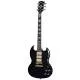 GIBSON - SG SUPREME, EBONY, 3-PICKUP, EXCLUSIVE
