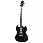 GIBSON - SG SUPREME, EBONY, 3-PICKUP, EXCLUSIVE