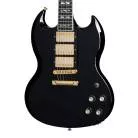 GIBSON - SG SUPREME, EBONY, 3-PICKUP, EXCLUSIVE