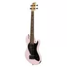 KALA - UBASS-SB-LP-FS SOLID BODY U-BASS 4 CORDES LIVRE AVEC HOUSSE - LIGHT PINK