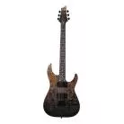SCHECTER - 3950 C-1 STANDARD - BLACK FADE BURST BURL