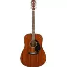 FENDER - CD-60S DREADNOUGHT, ALL-MAHOGANY