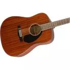 FENDER - CD-60S DREADNOUGHT, ALL-MAHOGANY