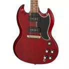 GIBSON - 1963 SG SPECIAL REISSUE LIGHTNING BAR VOS CHERRY RED