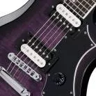 GIBSON - VICTORY FIGURED TOP DARK PURPLE BURST