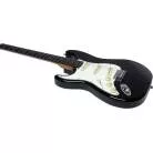 EKO - GUITARE ELECTRIQUE ST 300 TYPE STRAT BLACK GAUCHER