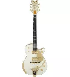 GRETSCH - G6134T-58 VINTAGE SELECT ’58 PENGUIN™ WITH BIGSBY TV JONES VINTAGE WHITE