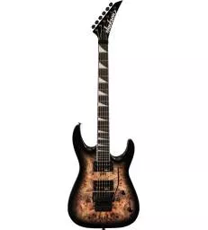 JACKSON - JS SERIES DINKY JS32 DKAP AMARANTH FINGERBOARD TRANSPARENT BLACK BURST
