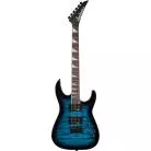 JACKSON - JS SERIES DINKY JS20 DKQ 2PT AMARANTH FINGERBOARD TRANSPARENT BLUE BURST