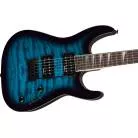 JACKSON - JS SERIES DINKY JS20 DKQ 2PT AMARANTH FINGERBOARD TRANSPARENT BLUE BURST