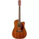 FENDER - CD-140SCE DREADNOUGHT WALNUT FINGERBOARD ALL-MAHOGANY W/CASE