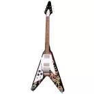 EPIPHONE - INSPIRED BY GIBSON CUSTOM JIMI HENDRIX™ "LOVE DROPS" FLYING V, LEFT-HANDED, EBONY