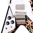 EPIPHONE - INSPIRED BY GIBSON CUSTOM JIMI HENDRIX™ "LOVE DROPS" FLYING V, LEFT-HANDED, EBONY