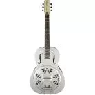 GRETSCH - G9221 BOBTAIL™ STEEL ROUND-NECK A.E. STEEL BODY SPIDER CONE RESONATOR GUITAR FISHMAN NASHVILLE RESONATOR PICKUP