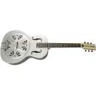 GRETSCH - G9221 BOBTAIL™ STEEL ROUND-NECK A.E. STEEL BODY SPIDER CONE RESONATOR GUITAR FISHMAN NASHVILLE RESONATOR PICKUP