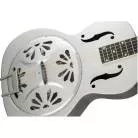 GRETSCH - G9221 BOBTAIL™ STEEL ROUND-NECK A.E. STEEL BODY SPIDER CONE RESONATOR GUITAR FISHMAN NASHVILLE RESONATOR PICKUP