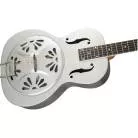GRETSCH - G9221 BOBTAIL™ STEEL ROUND-NECK A.E. STEEL BODY SPIDER CONE RESONATOR GUITAR FISHMAN NASHVILLE RESONATOR PICKUP