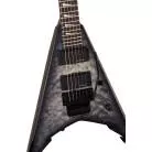 JACKSON - PRO SERIES SIGNATURE COREY BEAULIEU KING V KV6Q EBONY FINGERBOARD TRANSPARENT BLACK