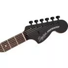 SQUIER - FSR AFFINITY STRATOCASTER HH LAUREL FINGERBOARD BLACK PICKGUARD BLACK HARDWARE MATCHING HEADSTOCK METALLIC BLACK