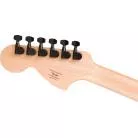 SQUIER - FSR AFFINITY STRATOCASTER HH LAUREL FINGERBOARD BLACK PICKGUARD BLACK HARDWARE MATCHING HEADSTOCK METALLIC BLACK