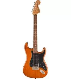 SQUIER - FSR CLASSIC VIBE 70S STRATOCASTER LAUREL FINGERBOARD BLACK PICKGUARD BLACK PLASTIC PARTS MOCHA