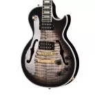 GIBSON - CUSTOM LES PAUL CUSTOM 5A QUILT WITH F-HOLES, COBRA BURST