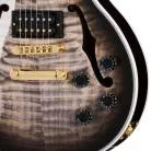 GIBSON - CUSTOM LES PAUL CUSTOM 5A QUILT WITH F-HOLES, COBRA BURST