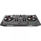 NUMARK - CONTROLEUR AVANCE 4 VOIES, 2 JOGS, ECRANS, CARTE SON