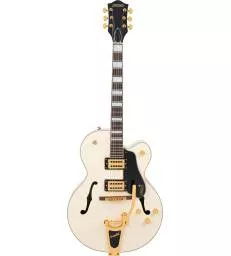 GRETSCH - G2420TG STREAMLINER HOLLOW BODY WITH BIGSBY LTD LAUREL FINGERBOARD BROAD'TRON BT-3S PICKUPS VINTAGE WHITE