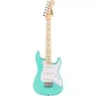 SQUIER - MINI STRATOCASTER MAPLE FINGERBOARD WHITE PICKGUARD SEA FOAM GREEN