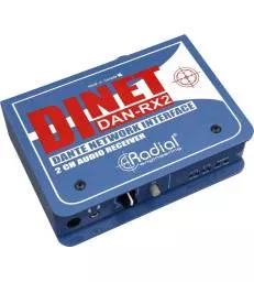 RADIAL ENGINEERING - RECEPTEUR DANTE 2 CANAUX ETHERCON
